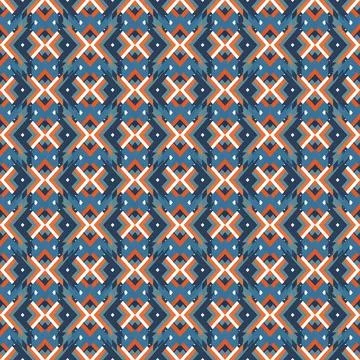 Ethnic boho seamless pattern. Traditional ornament. Tribal pattern. Folk motif.  Stock Illustration