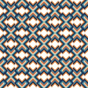 Ethnic boho seamless pattern. Traditional ornament. Tribal pattern. Folk motif.  Stock Illustration