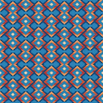 Ethnic boho seamless pattern. Traditional ornament. Tribal pattern. Folk motif.  Illustrazione stock