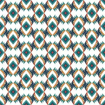 Ethnic boho seamless pattern. Traditional ornament. Tribal pattern. Folk motif.  Stock Illustration