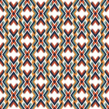Ethnic boho seamless pattern. Traditional ornament. Tribal pattern. Folk motif.  Illustrazione stock