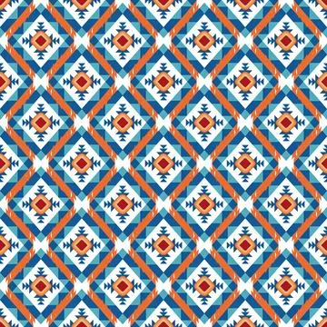 Ethnic boho seamless pattern. Traditional ornament. Tribal pattern. Folk motif.  Illustrazione stock