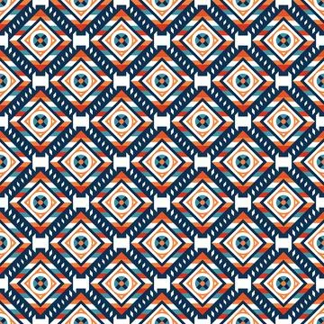 Ethnic boho seamless pattern. Traditional ornament. Tribal pattern. Folk motif.  Illustrazione stock