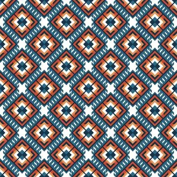 Ethnic boho seamless pattern. Traditional ornament. Tribal pattern. Folk motif.  Stock Illustration