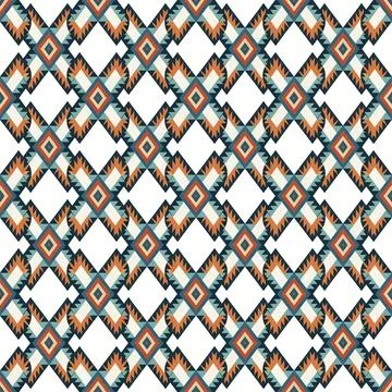 Ethnic boho seamless pattern. Traditional ornament. Tribal pattern. Folk motif.  Illustrazione stock