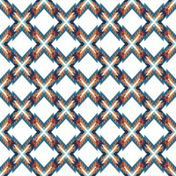 Ethnic boho seamless pattern. Traditional ornament. Tribal pattern. Folk motif.  Stock Illustration