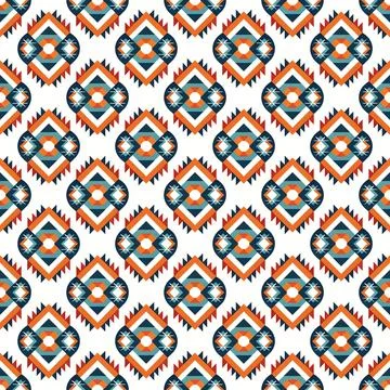 Ethnic boho seamless pattern. Traditional ornament. Tribal pattern. Folk motif.  Illustrazione stock