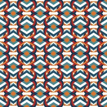 Ethnic boho seamless pattern. Traditional ornament. Tribal pattern. Folk motif.  Illustrazione stock