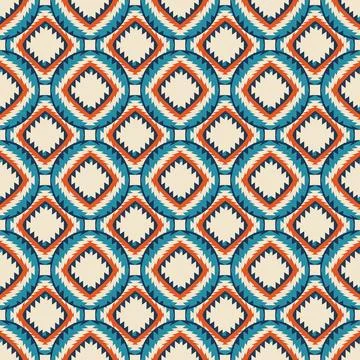 Ethnic boho seamless pattern. Traditional ornament. Tribal pattern. Folk motif.  Stock Illustration