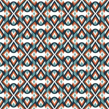 Ethnic boho seamless pattern. Traditional ornament. Tribal pattern. Folk motif.  Stock Illustration