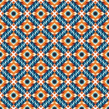 Ethnic boho seamless pattern. Traditional ornament. Tribal pattern. Folk motif.  Stock Illustration