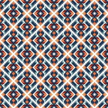 Ethnic boho seamless pattern. Traditional ornament. Tribal pattern. Folk motif.  Illustrazione stock