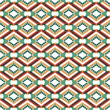 Ethnic boho seamless pattern. Traditional ornament. Tribal pattern. Folk motif.  Stock Illustration