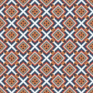 Ethnic boho seamless pattern. Traditional ornament. Tribal pattern. Folk motif.  Illustrazione stock