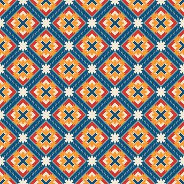 Ethnic boho seamless pattern. Traditional ornament. Tribal pattern. Folk motif.  Stock Illustration