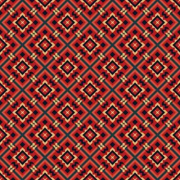 Ethnic boho seamless pattern. Traditional ornament. Tribal pattern. Folk motif.  Illustrazione stock