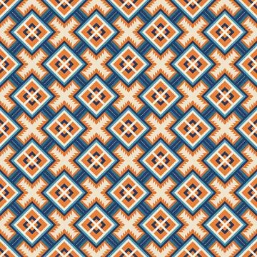 Ethnic boho seamless pattern. Traditional ornament. Tribal pattern. Folk motif.  Stock Illustration