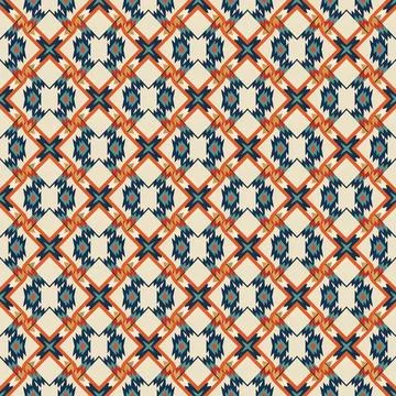Ethnic boho seamless pattern. Traditional ornament. Tribal pattern. Folk motif.  Stock Illustration