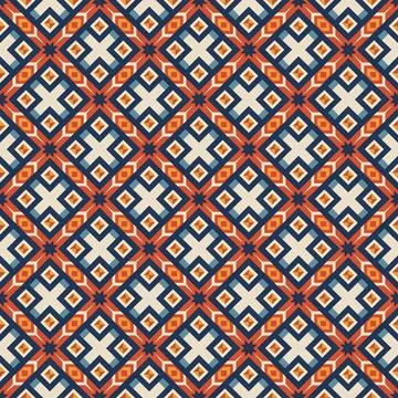 Ethnic boho seamless pattern. Traditional ornament. Tribal pattern. Folk motif.  Stock Illustration