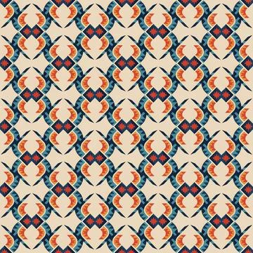 Ethnic boho seamless pattern. Traditional ornament. Tribal pattern. Folk motif.  Illustrazione stock