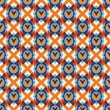 Ethnic boho seamless pattern. Traditional ornament. Tribal pattern. Folk motif.  Illustrazione stock