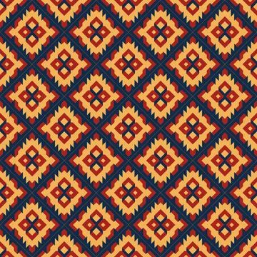 Ethnic boho seamless pattern. Traditional ornament. Tribal pattern. Folk motif.  Illustrazione stock