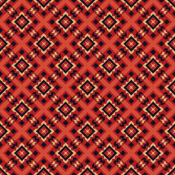 Ethnic boho seamless pattern. Traditional ornament. Tribal pattern. Folk motif.  Stock Illustration