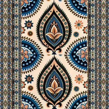 Ethnic boho seamless pattern. Traditional ornament. Tribal pattern. Folk motif.  Illustrazione stock