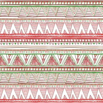 Ethnic boho seamless pattern. Tribal art print, border ornament. Background.. Stock Illustration