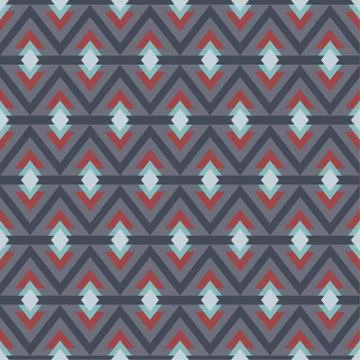 Ethnic boho seamless patterns. Abstract vintage ornament. Vector illustration Stock Illustration