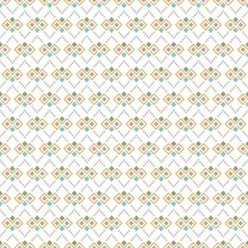 Ethnic boho seamless patterns. Abstract vintage ornament. Vector illustration Stock Illustration