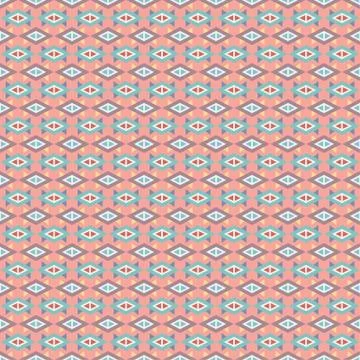 Ethnic boho seamless patterns. Abstract vintage ornament. Vector illustration イラスト素材