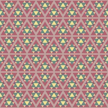 Ethnic boho seamless patterns. Abstract vintage ornament. Vector illustration Stock Illustration