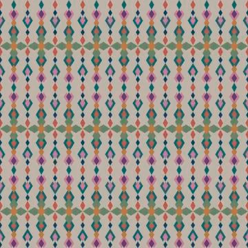 Ethnic boho seamless patterns. Vintage ornament. Vector illustration. Stock Illustration