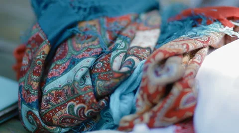Ethnic clothes. Close up Stock Footage 52316411