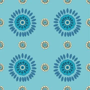 Ethnic Colorful pattern backgrounds Stock Illustration