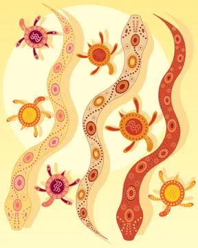 Ethnic design Stock Illustration