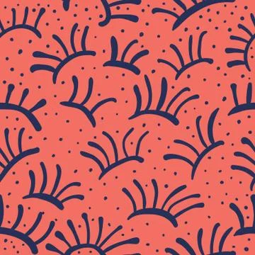 Ethnic Doodle abstract geometric pattern Stock Illustration