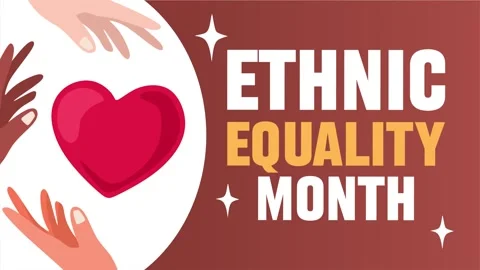 Ethnic Equality Month for better inter-ethnic harmony Stockbeeldmateriaal 338368051