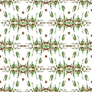 Ethnic Folk Tribal Seamless Pattern Stock Illustration