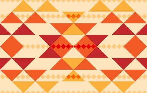 Ethnic geometric pattern. Geometry seamless pattern. Design for geometric s.. Stock Illustration