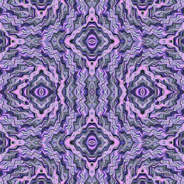 Ethnic Geometric Seamless Pattern Mosaic Illustration