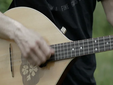 Ethnic guitar Stock Footage 76882711