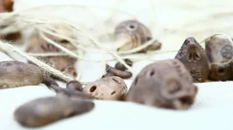 Ethnic hand-made Stock Footage 12184320