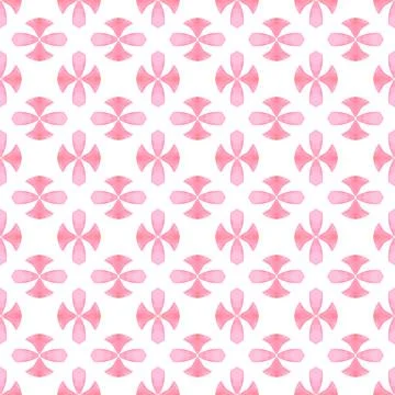 Ethnic hand painted  pattern. Orange decent boho 스톡 일러스트