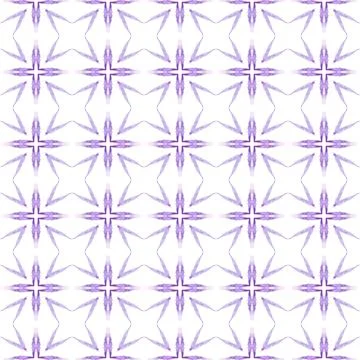 Ethnic hand painted pattern. Purple beauteous Stockillustratie