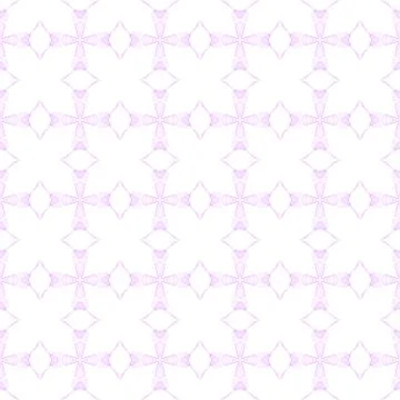 Ethnic hand painted  pattern. Purple breathtaking Stock Illustration