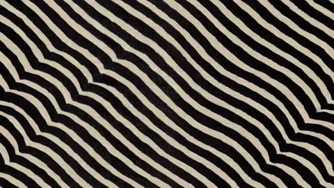 Ethnic Ikat Chevron Animation Stock Footage 215439009
