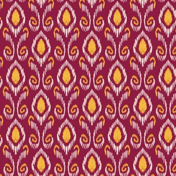 Ethnic ikat patterns geometric native tribal boho motif aztec textile fabric car Stock Illustration
