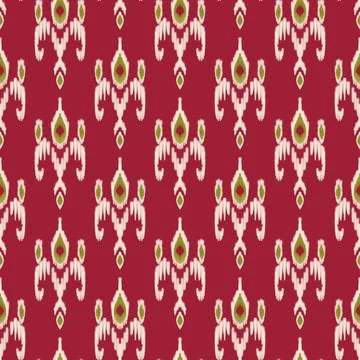 Ethnic ikat patterns geometric native tribal boho motif aztec textile fabric car Illustrazione stock